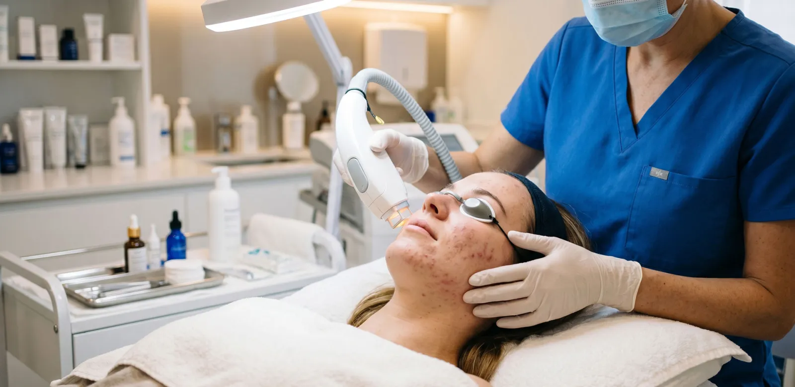 Narbenbehandlung mit fraktioniertem Laser in Schwerin bei Dr. Dr. Ole Jung